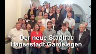 Konstituierende Stadtratssitzung Gardelegen Juli 2024 [upl. by Eimoan]