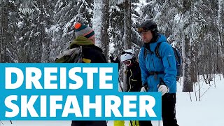 Strafzettel für FalschSkifahrer  Skigebiet Feldberg [upl. by Alrad]