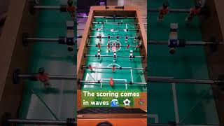 Scoring Wave from Foosball Title Match  Cajun Creek vs Scuba Steve [upl. by Yllom]