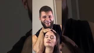 Chiropractic Adjustment  Neck Crack  Asmr  Chiropractic  Chiropractic Asmr sound [upl. by Arannahs]