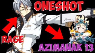 ¿CÓMO HACER AZIMANAK 13 ONESHOT GUÍA Epic Seven Español [upl. by Olwena]