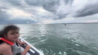 Yamaha 4hp 4 stroke outboard on Seago 320 inflatable boat [upl. by Siuoleoj]