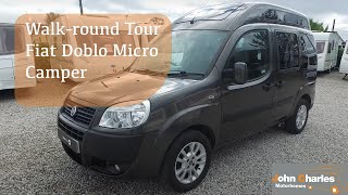 Fiat Doblo Micro Camper  Walk around Tour [upl. by Sacken]