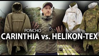 Carinthia Poncho System CPS vs Helikon Tex Reversible Swagman Roll  Poncho Vergleich [upl. by Llevram]