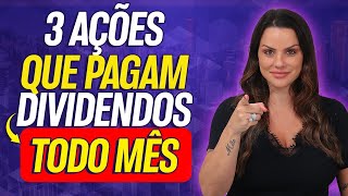 AÇÕES QUE PAGAM DIVIDENDOS TODOS OS MESES [upl. by Nadean732]