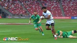 HSBC World Rugby Sevens USA defeats Republic of Ireland 2612  NBC Sports [upl. by Lemay]