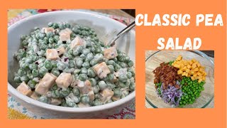 Classic Pea Salad Cool salad for spring and summer [upl. by Ynnij]