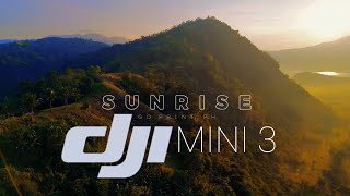 SUNRISE  CINEMATIC DRONE FOOTAGE  DJI MINI 3 [upl. by Ahsimek]