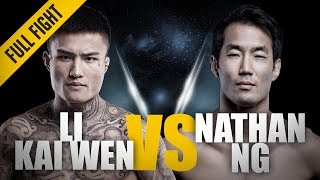 ONE Full Fight  Li Kai Wen vs Nathan Ng  Impressive Finishing Instinct  November 2015 [upl. by Amoeji]