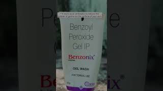 Benzoyl peroxide gel IP gel wash Day 3875beautology acnetreatment benzoylperoxide skincare [upl. by Alleb]