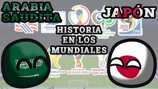 Historia de Japón amp Arabia Saudita en los Mundiales  CountryBalls Resumen [upl. by Dimah608]