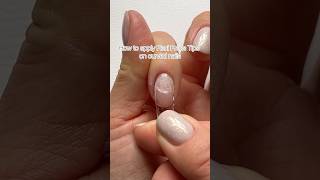 How to apply Flexi Press Tips on curved nails 💕 [upl. by Macey112]