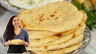 The BEST Greek Pita FlatbreadNo pocket and SO easy [upl. by Petronia]