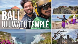 Breathtaking Views and Culture at Uluwatu Temple Bali Indonesia 🇮🇩🤩  Basheer Bashi [upl. by Ynnaffit]