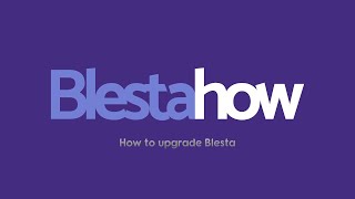 How to upgrade Blesta [upl. by Ahsinrat18]