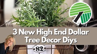 3 NEW Home Decor DIYS On A Budget  Dollar Tree High End Decor [upl. by Ttenyl]