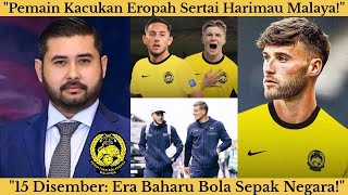 quot15 Disember 2024 TMJ Lancar Revolusi Harimau Malayaquot  quot5 Pemain Gred A Eropah Kacukan Malaysiaquot [upl. by Ennybor]