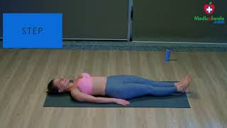 Urdhva Prasarita Padasana Double Leg Raise How to strengthen and tone the abdominal muscles [upl. by Arne]