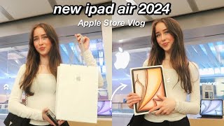 Getting the New iPad Air 2024  Apple Store Vlog [upl. by Stearns]