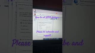 How to set IPV4 address  IPV4 address viral ipv4address ipv4 shortfeed [upl. by Ynoffit971]