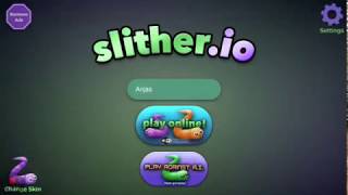 Slitherio  Game cacingcacingan v [upl. by Seow]