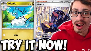 You Have To Try Regidrago VSTAR Now NEW Upgrades Altaria amp Geeta Obsidian Flames PTCGL [upl. by Nybbor]