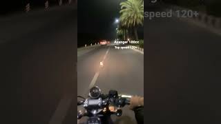 Avenger 180cc  top speed 120 🫣🫣🫡  Hyderabad😎 [upl. by Cosenza]