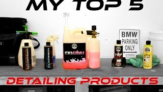 Top 5 Car Detailing Products Chemical Guys  Exterior [upl. by Omoj32]