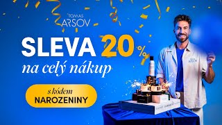 🥳 Narozeninová sleva Tomáše Arsova  20  na vše s kódem „NAROZENINY“ ✅ [upl. by Bevvy]