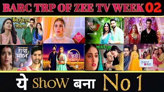 Zee TV All Shows Trp of This Week  Barc Trp Of Zee TV  Trp Report Of Week 02 [upl. by Sy]