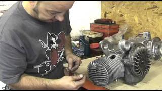 Fitting a Mugello 225 kit to a Lambretta engine [upl. by Teece270]