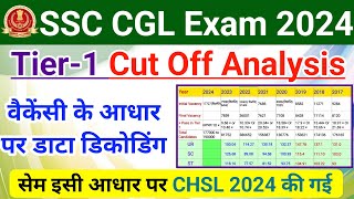 SSC CGL Tier 1 Exam 2024 Cut Off Analysis  SSC CGL 2024 Expected Cut Off [upl. by Aizitel]