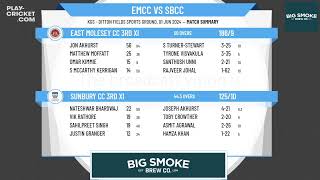 East Molesey CC 3rd XI v Sunbury CC 3rd XI [upl. by Aihseket]