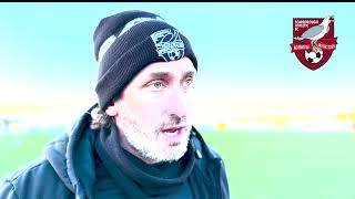 POST MATCH INTERVIEW  Jono Greening vs Gloucester City [upl. by Olaznog]