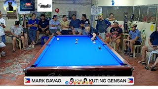 LIVE  MARK DAVAO vs KUTING GENSAN  RACE TO 21 [upl. by Hana]