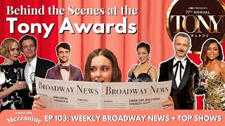 TONY Awards Recap BTS Interviews Jonathan Groff Daniel Radcliffe Sarah Paulson amp more [upl. by Bum]