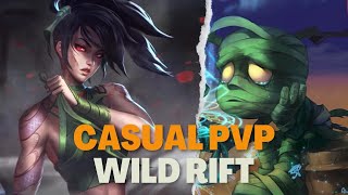 CASUAL PvP WILD RIFT  AKALI amp AMUMU PvP WILD RIFT [upl. by Devan773]