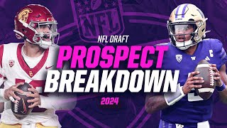 2024 NFL Draft Prospect Breakdown Caleb Williams Michael Penix Jr amp more  CBS Sports [upl. by Loats]