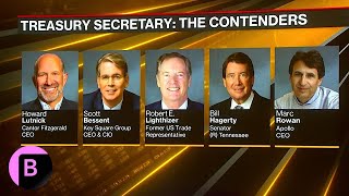 Donald Trumps Treasury Secretary Who Are the Possible Contenders [upl. by Halullat236]