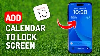 How to Add Calendar to iPhone Lock Screen [upl. by Virgy]