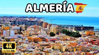 🇪🇦4K ALMERÍA Spain Walking Tour December 2023  Europes Sunniest City  Andalusia Costa del Sol [upl. by Meihar]