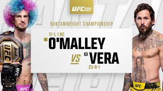 UFC 299 Sean OMalley vs Marlon Vera Highlights [upl. by Ahsekan644]