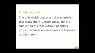 Problematic soil and its types  Acidic soil  alkaline soil  saline soil  calcareous soil [upl. by Harewood]