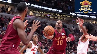 Which team poses the biggest threat to the Cavs unbeaten streak Wine and Gold Talk podcast [upl. by Lonnie]