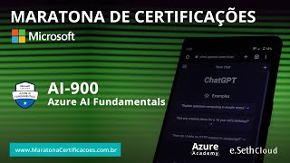 Preparatório AI900  Maratona de Certificações Microsoft [upl. by Fink859]