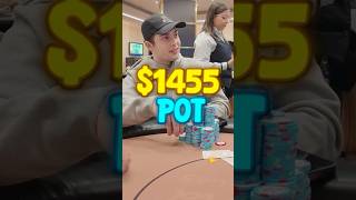 Q♥️Q♣️ Jonathan tries something different for 1500 pot  No Limit Texas Holdem Poker lasvegas [upl. by Sheela266]