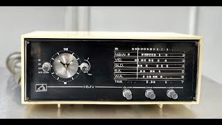 Vintage HMV 1970 Alarm Clock Radio  Item 2755  Adelaide Clocks [upl. by Maggi813]