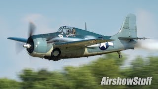 Grumman Wildcat Aerobatics  EAA AirVenture Oshkosh 2018 [upl. by Aivax294]