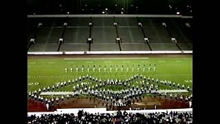 Robinson High School Band 1987  UIL 3A State Marching Contest Finals [upl. by Anawd]