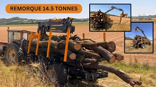 Optimisez vos plus grands travaux avec notre remorque robuste et performante de 145 tonnes  💪​😄​ [upl. by Karlene]